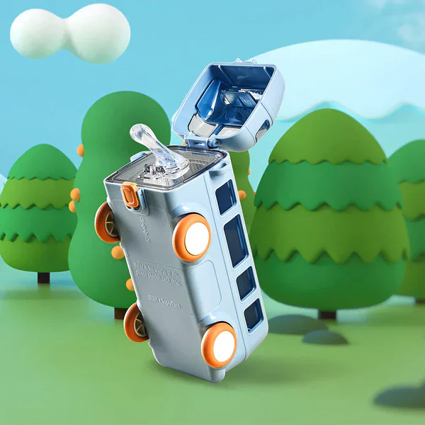Bus Water Bottle For Kids- Play & Drink - Image 3