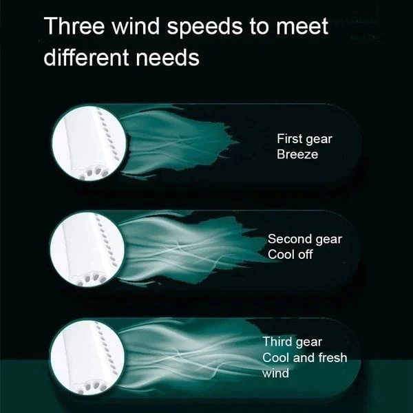 AirFlow Wearable Fan- Rechargeable - Image 7
